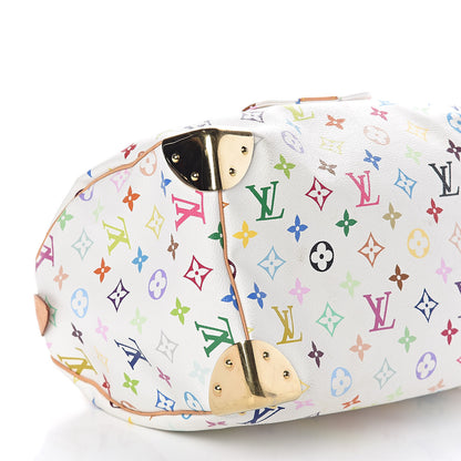 Louis Vuitton Monogram Multicolor Speedy 30 White 8 of 9