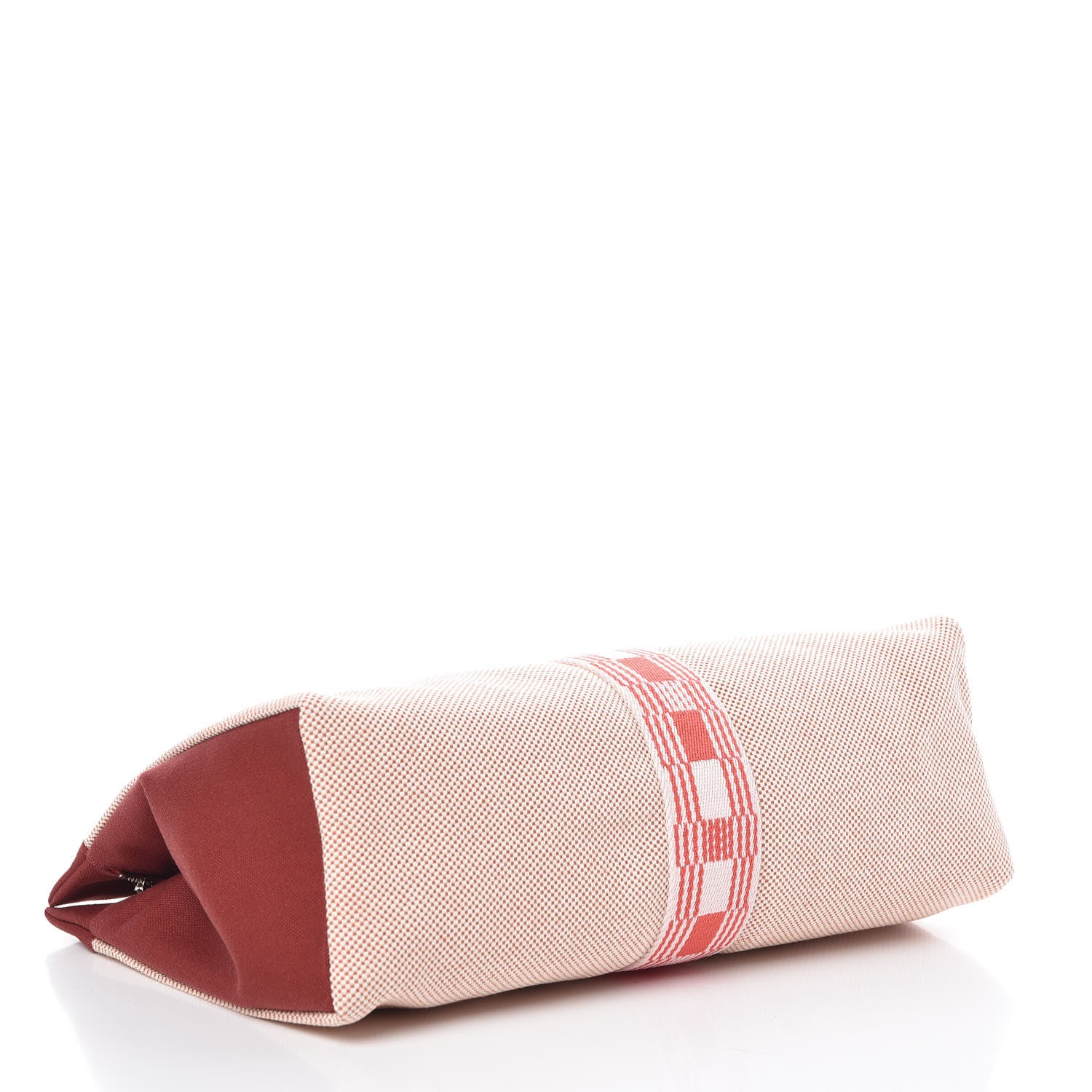 Hermes Toile Trousse De Voyage Jimetou GM Terracota 4 of 6