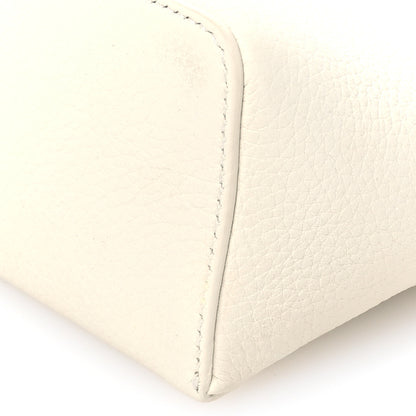 Loro Piana Grained Calfskin L19 Extra Pocket Pouch Whisper White 9 of 10