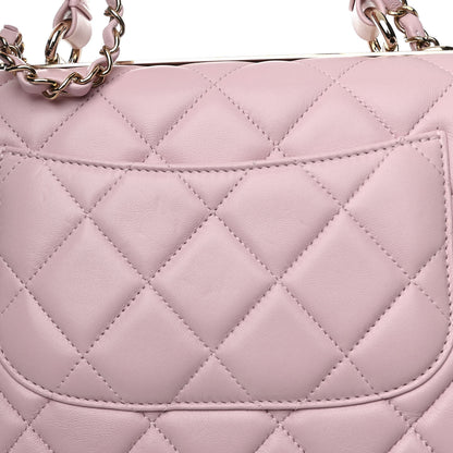Chanel Lambskin Quilted Small Trendy CC Flap Dual Handle Bag Light Pink 12 of 13
