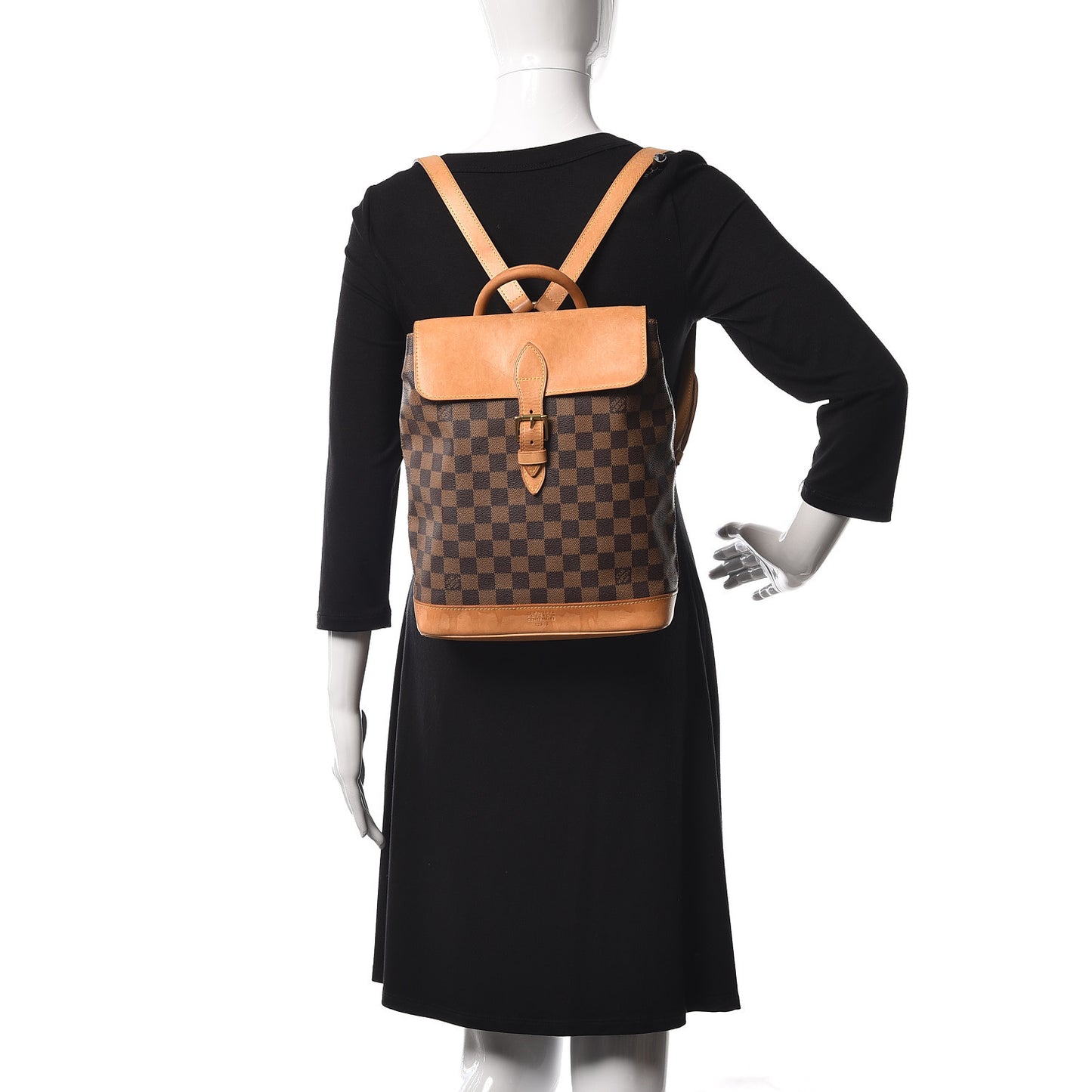 Damier Ebene Soho Centenaire Backpack