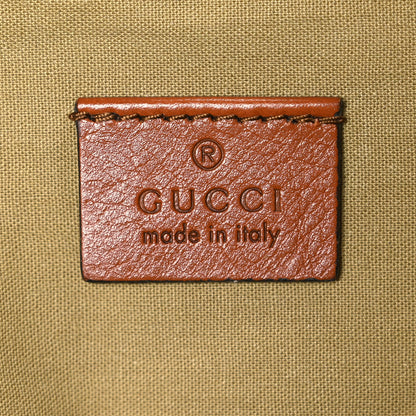 Gucci Vintage Canvas Web Belt Bag Sand Cuir 6 of 10