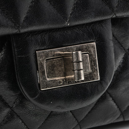 Chanel Calfskin Quilted Hybrid Reissue East West Flap Black 4 of 7