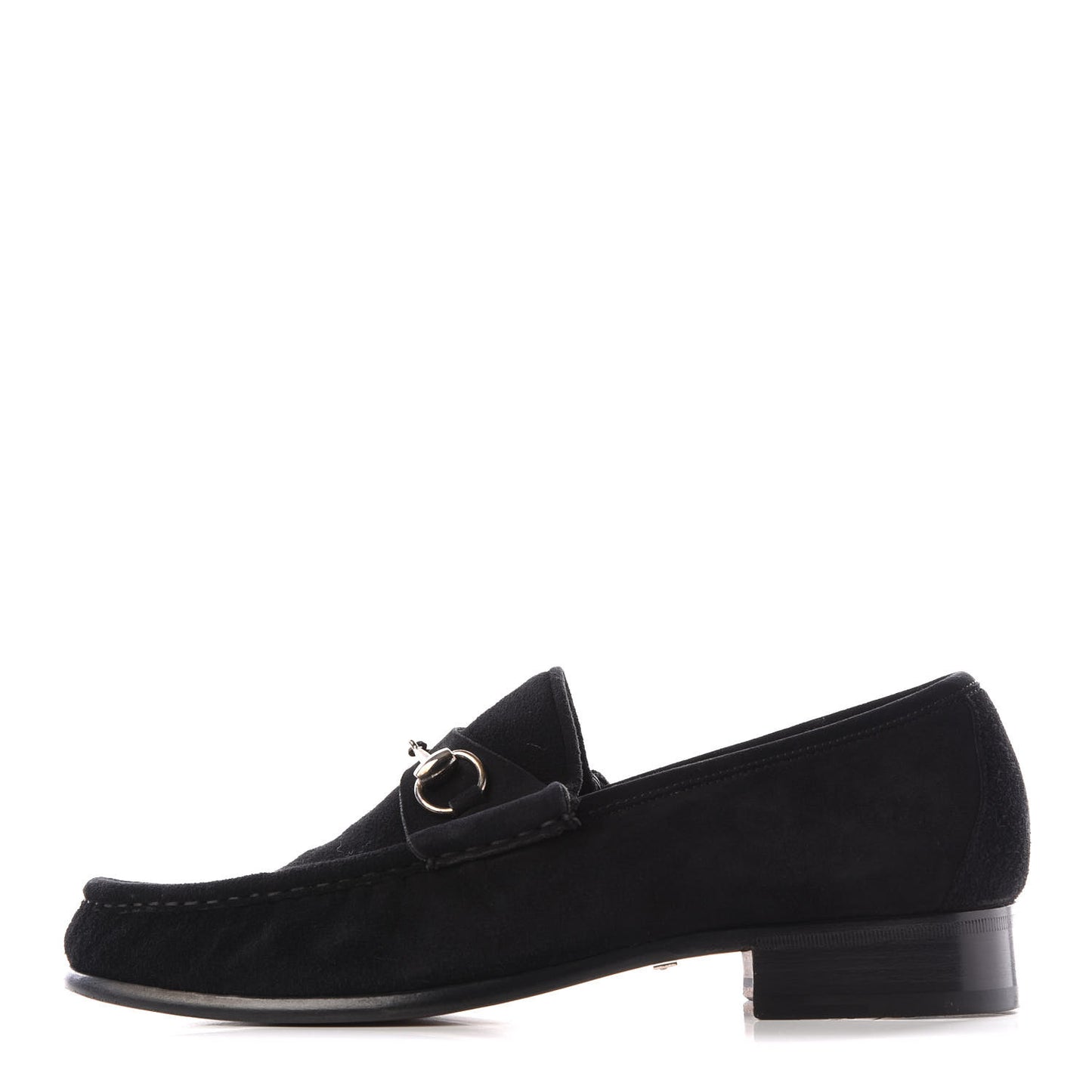 Suede Mens 1953 Horsebit Loafers 10 Black