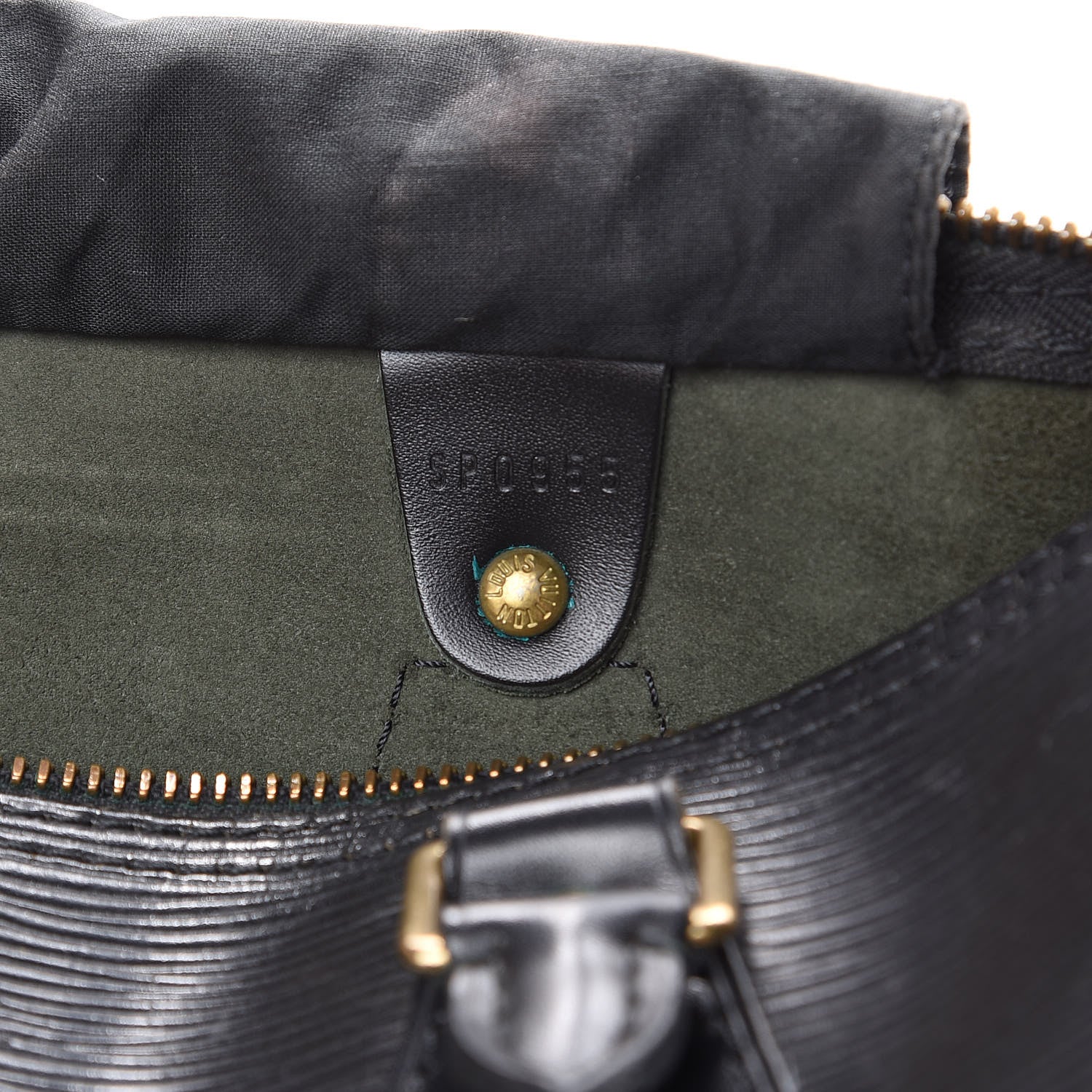 Louis Vuitton Epi Speedy 25 Black 6 of 22