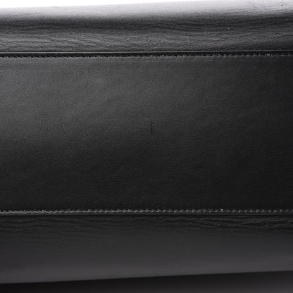 Saint Laurent Calfskin Classic Monogram Shopping Bag Black 9 of 13
