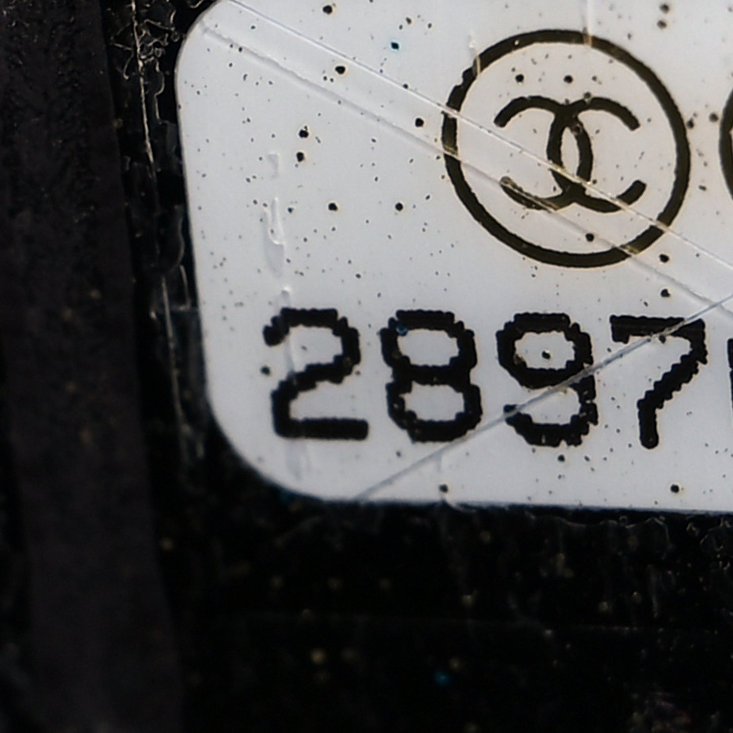 Sequin East West Flap Black Silver