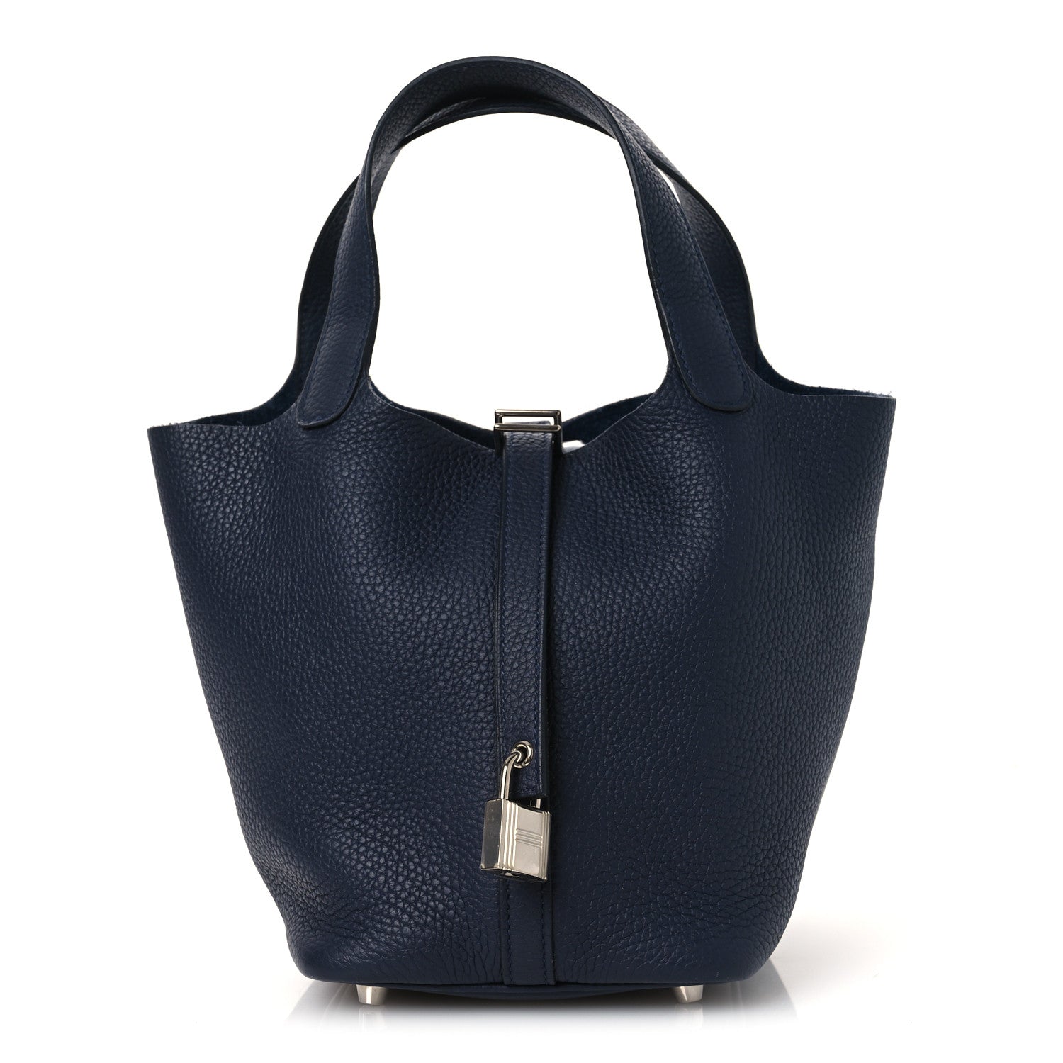 Hermes Taurillon Clemence Picotin Lock 18 PM Bleu Nuit 1 of 12