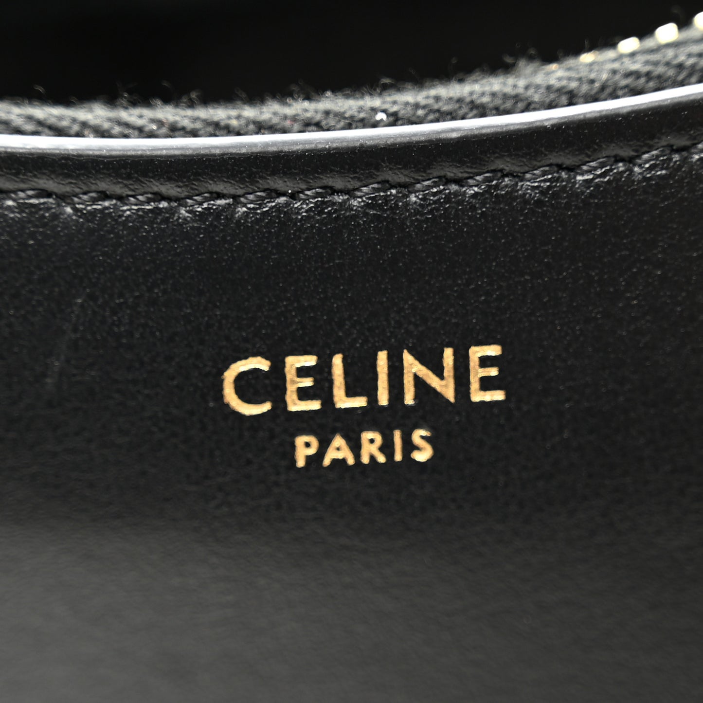 Smooth Calfskin Medium Strap Ava Shoulder Bag Black