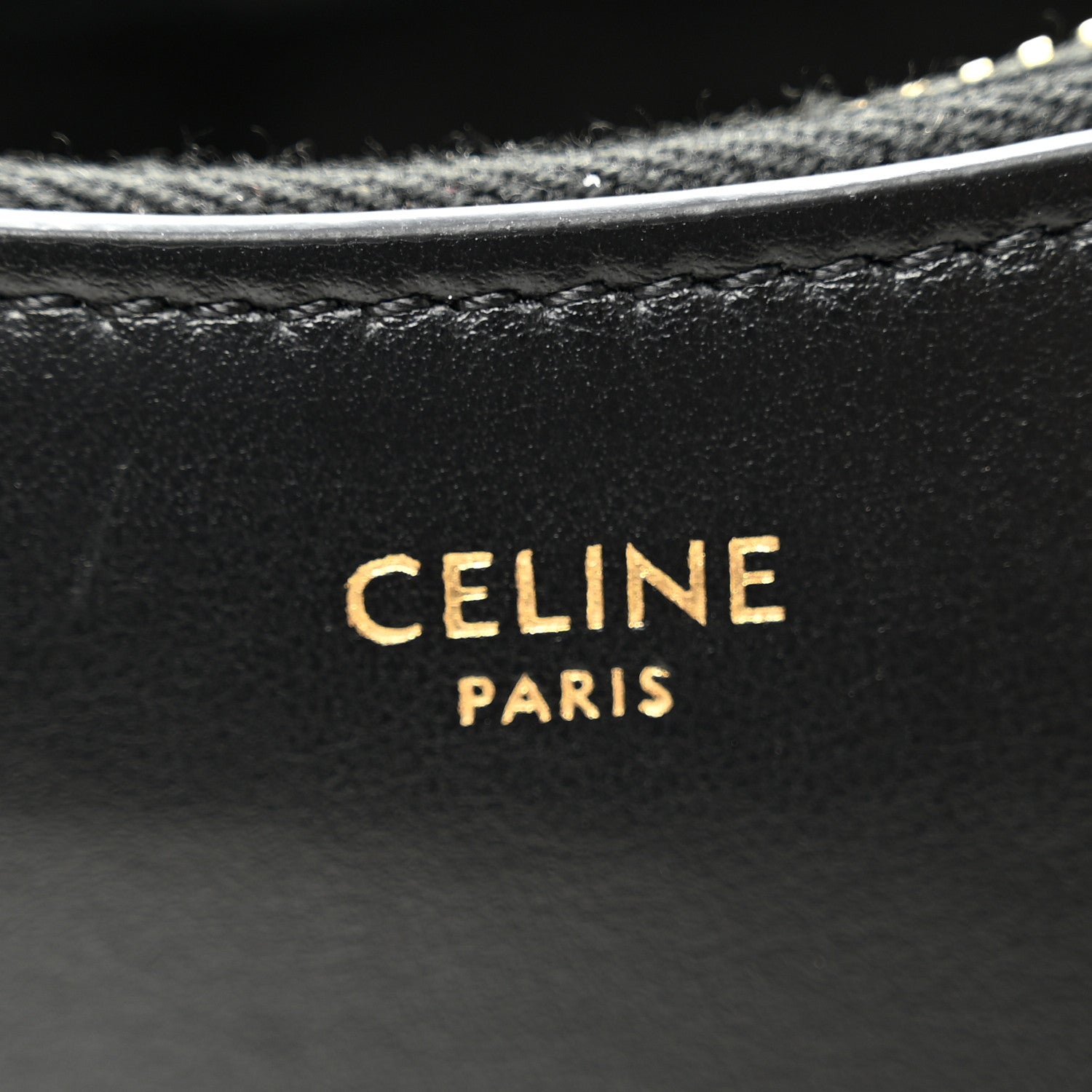 Celine Smooth Calfskin Medium Strap Ava Shoulder Bag Black 6 of 10