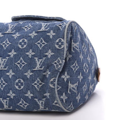 Louis Vuitton Monogram Denim Neo Speedy Blue 8 of 11