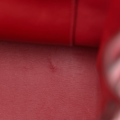 Hermes Swift Epsom Tressage Birkin 30 Rouge Piment Rouge De Coeur Rouge H 12 of 12