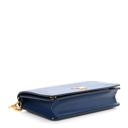 Prada Vitello Move Mini Crossbody Bag Bleuette 4 of 11