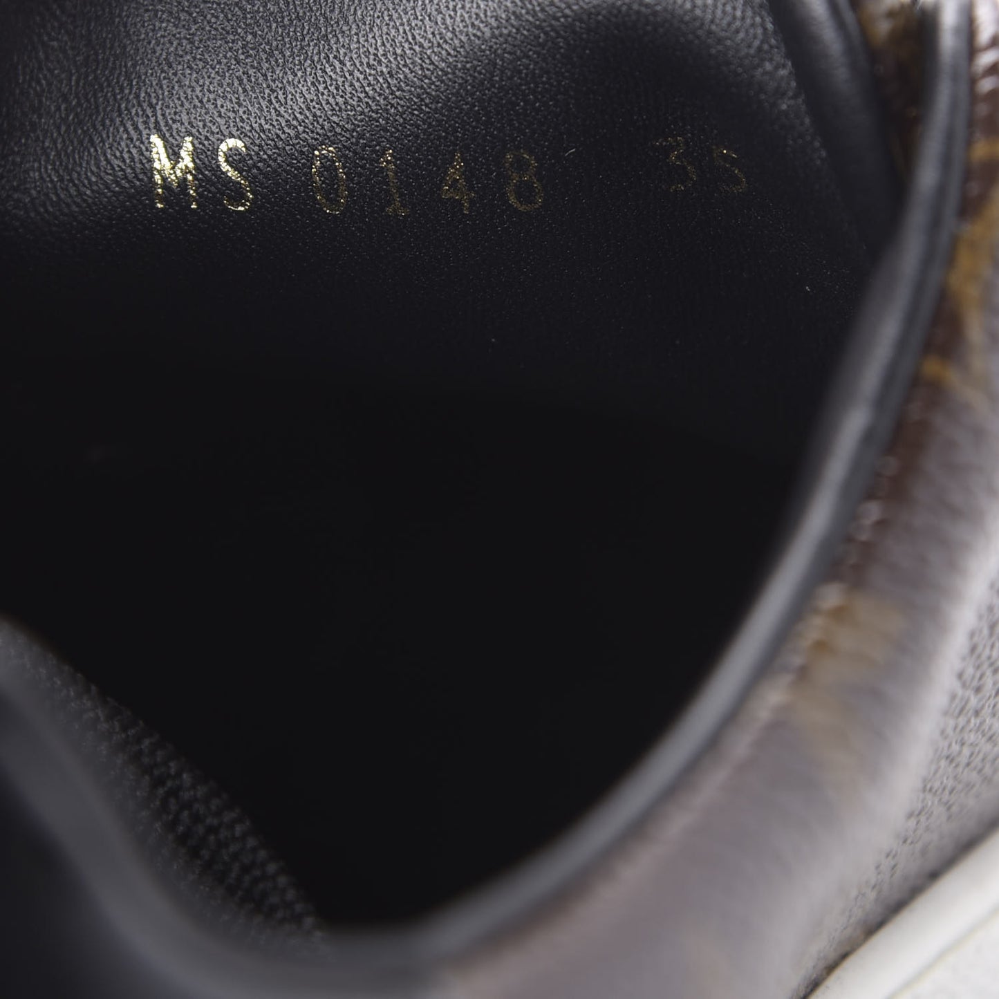 Patent Monogram Frontrow Sneakers 35