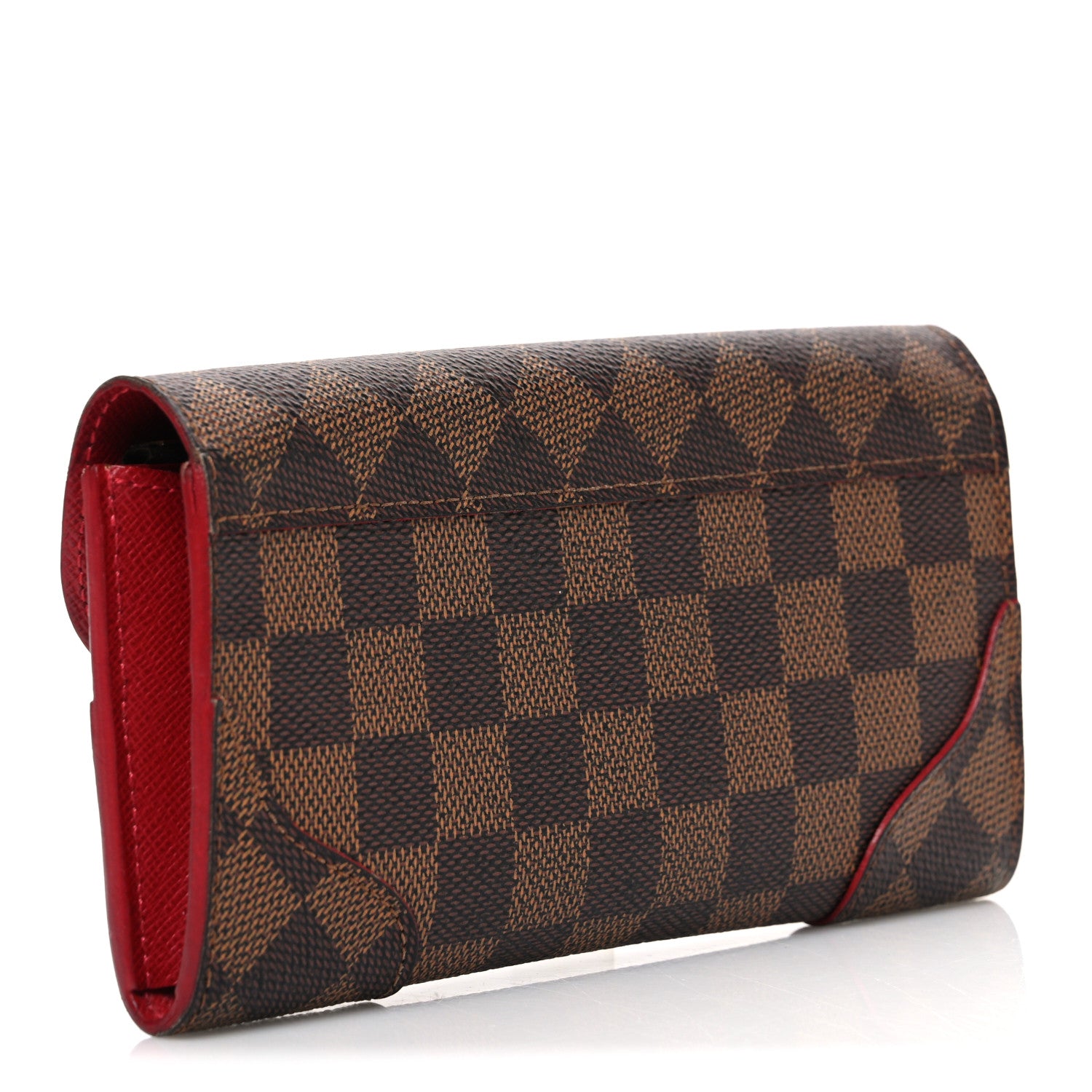 Louis Vuitton Monogram Emilie Wallet Red 3 of 6