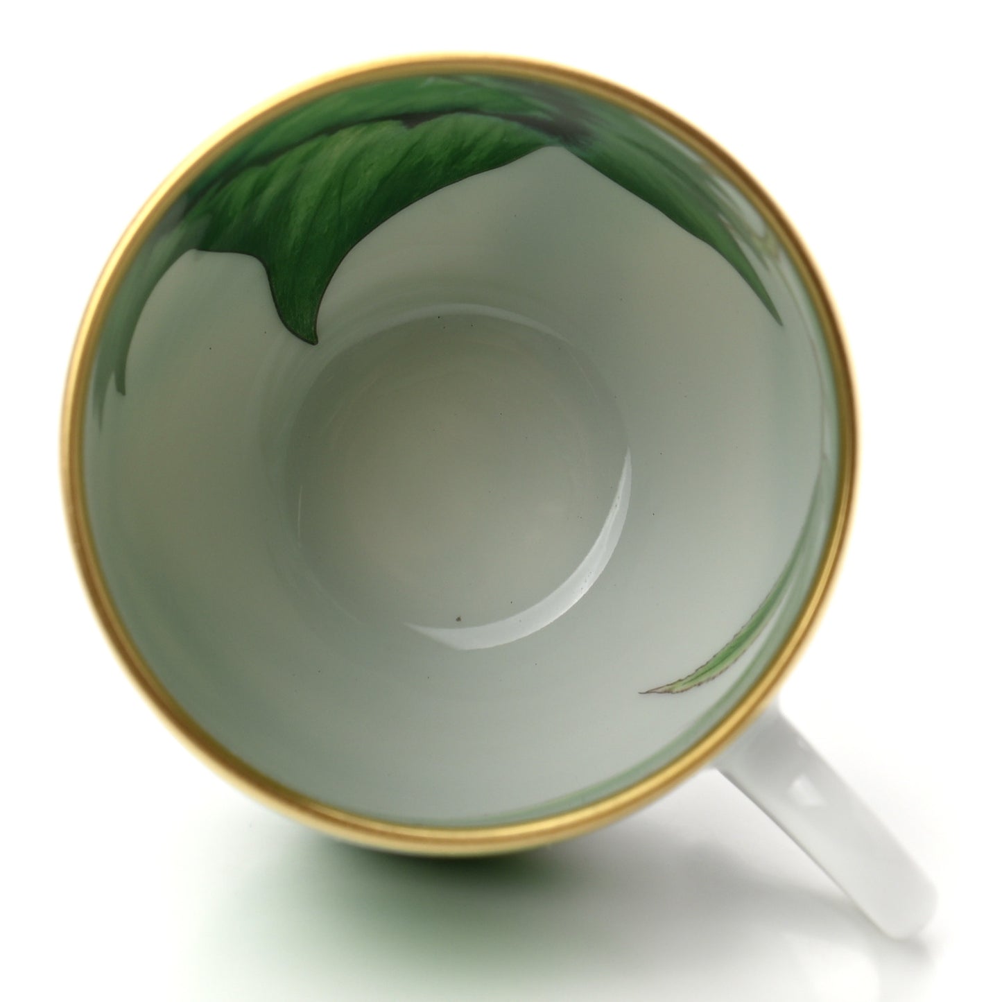 Porcelain Passifolia Coffee Cup And Saucer Set of 2