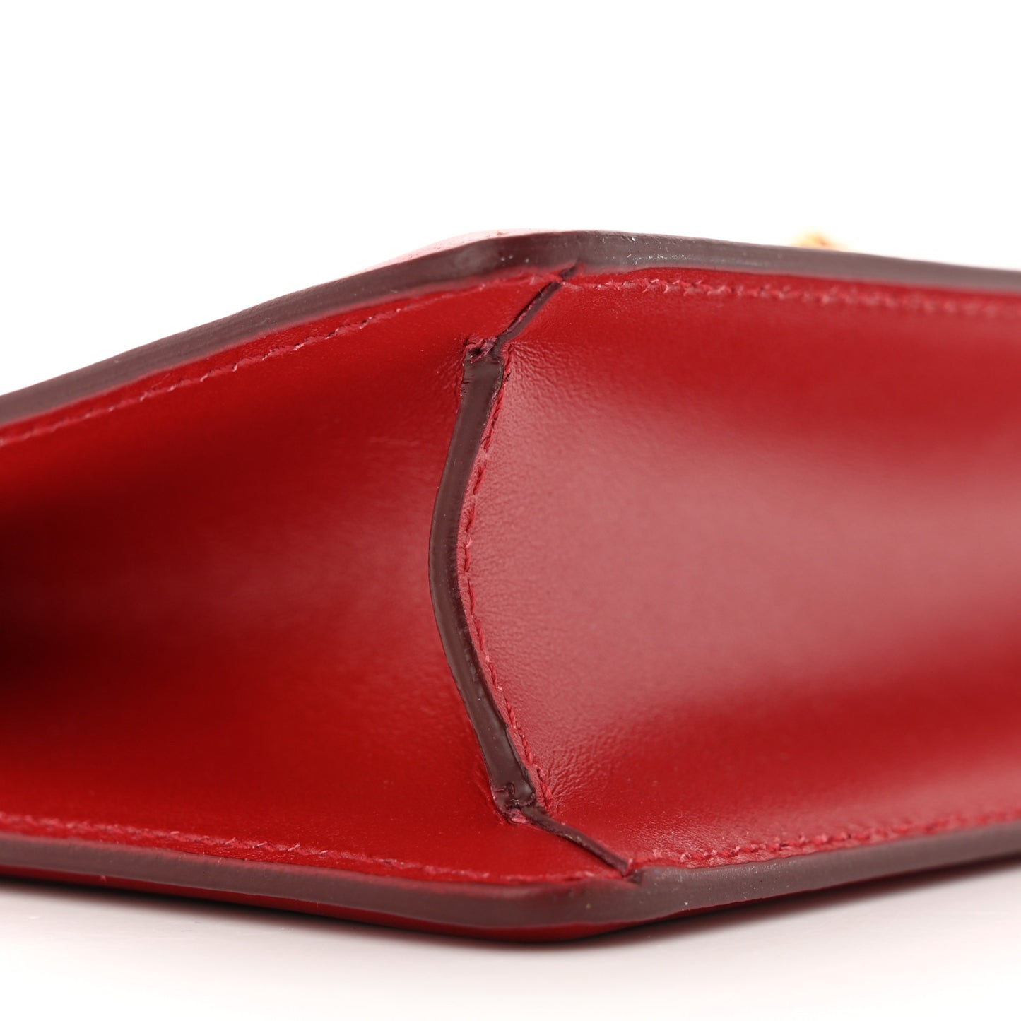 Smooth Calfskin Medium Devotion Crossbody Bag Poppy Red