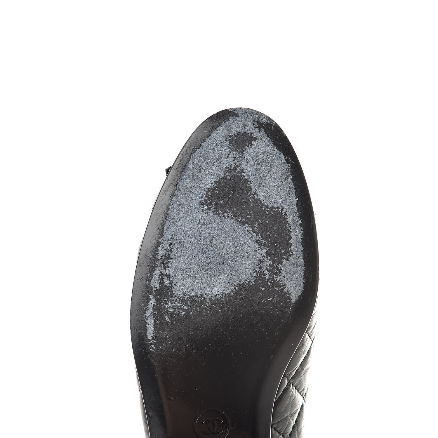 Chanel Aged Calfskin Quilted Cap Toe Ballerina Flats 36 Black 13 of 15