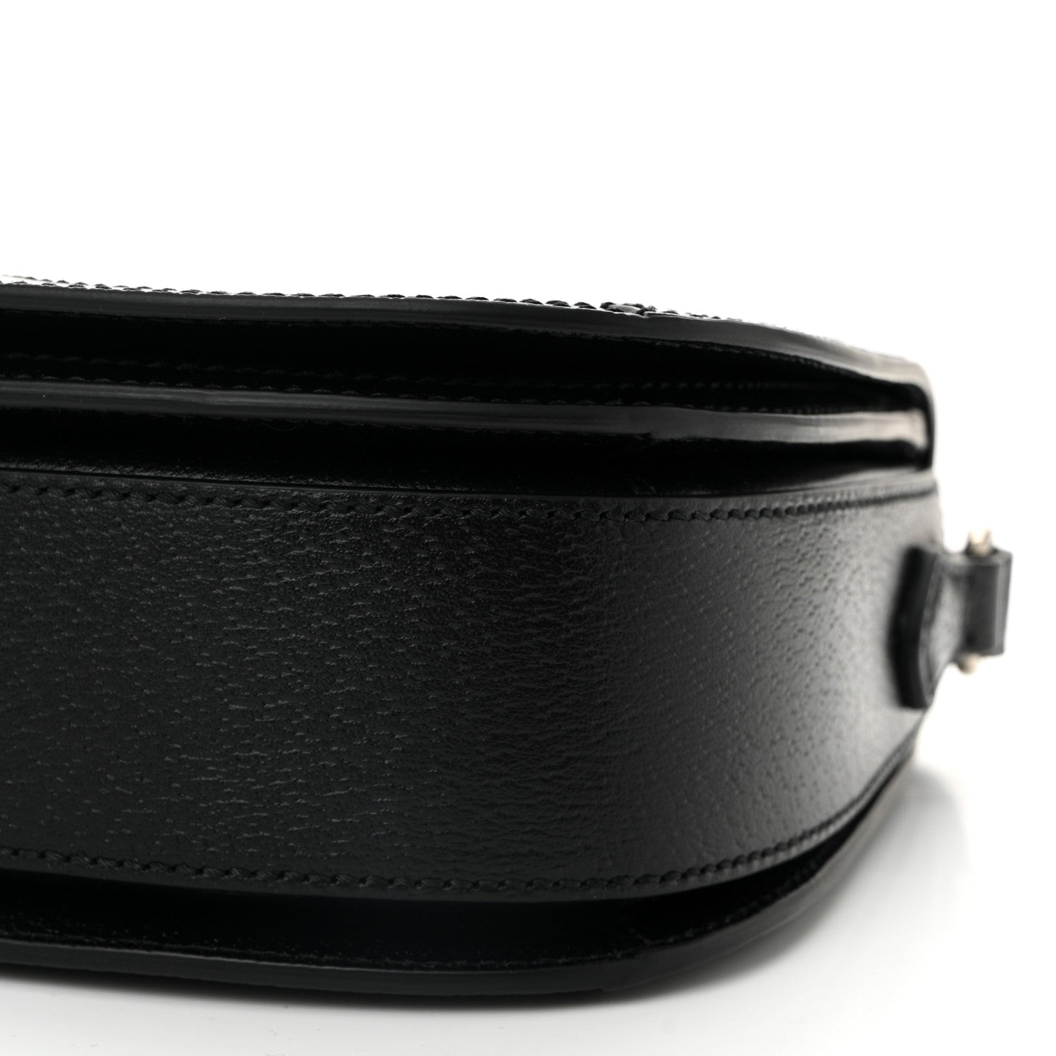 Gucci X BALENCIAGA BB Supreme Monogram Web Ophidia Shoulder Bag Black 10 of 11