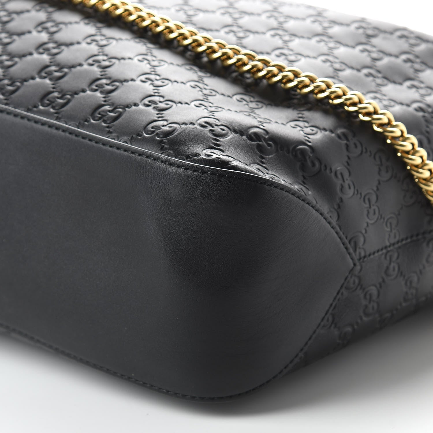 Gucci Guccissima Signature Large Linea A Hobo Black 7 of 10