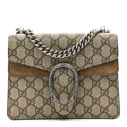 Gucci GG Supreme Monogram Mini Dionysus Shoulder Bag Taupe 1 of 14