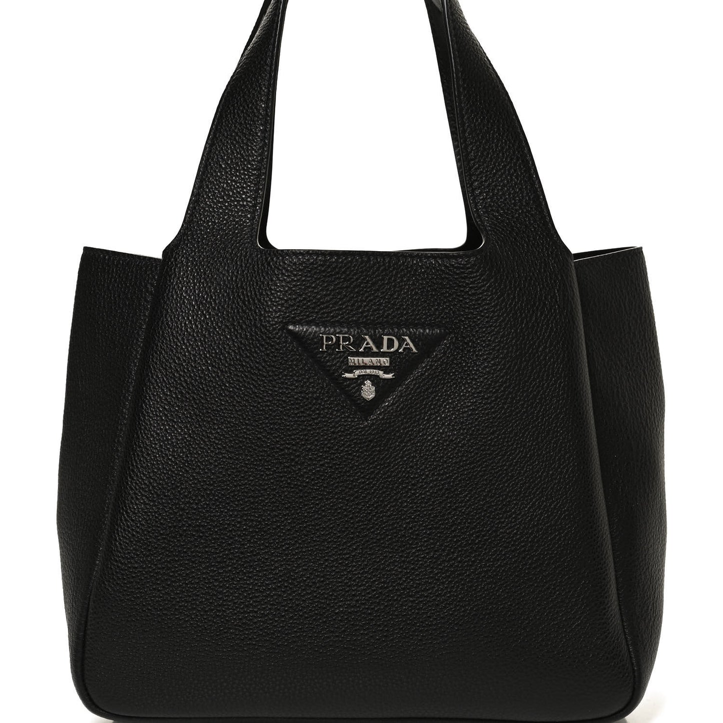 Vitello Daino Soft Medium Dynamique Tote Black