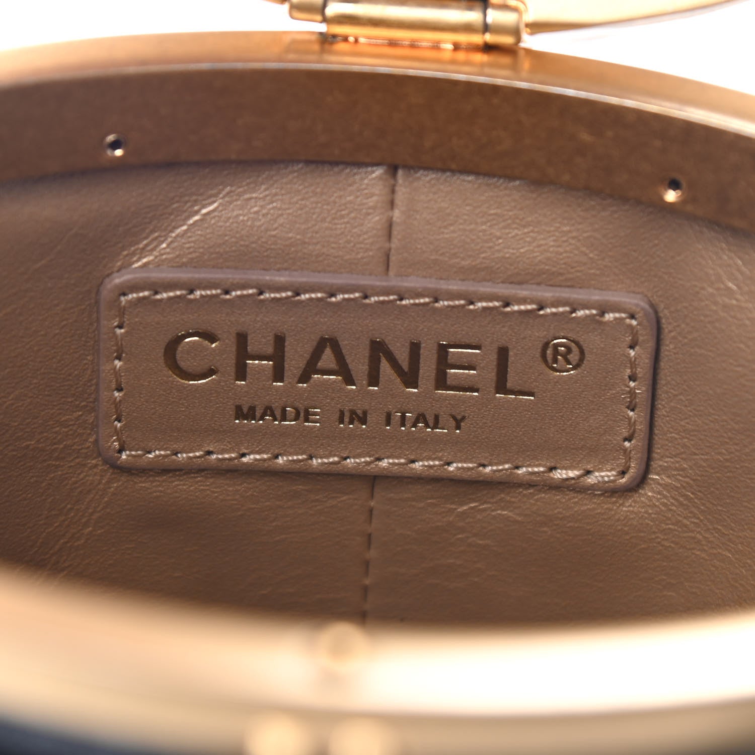 Chanel Lambskin Quilted Crown Box Bag Black 6 of 7