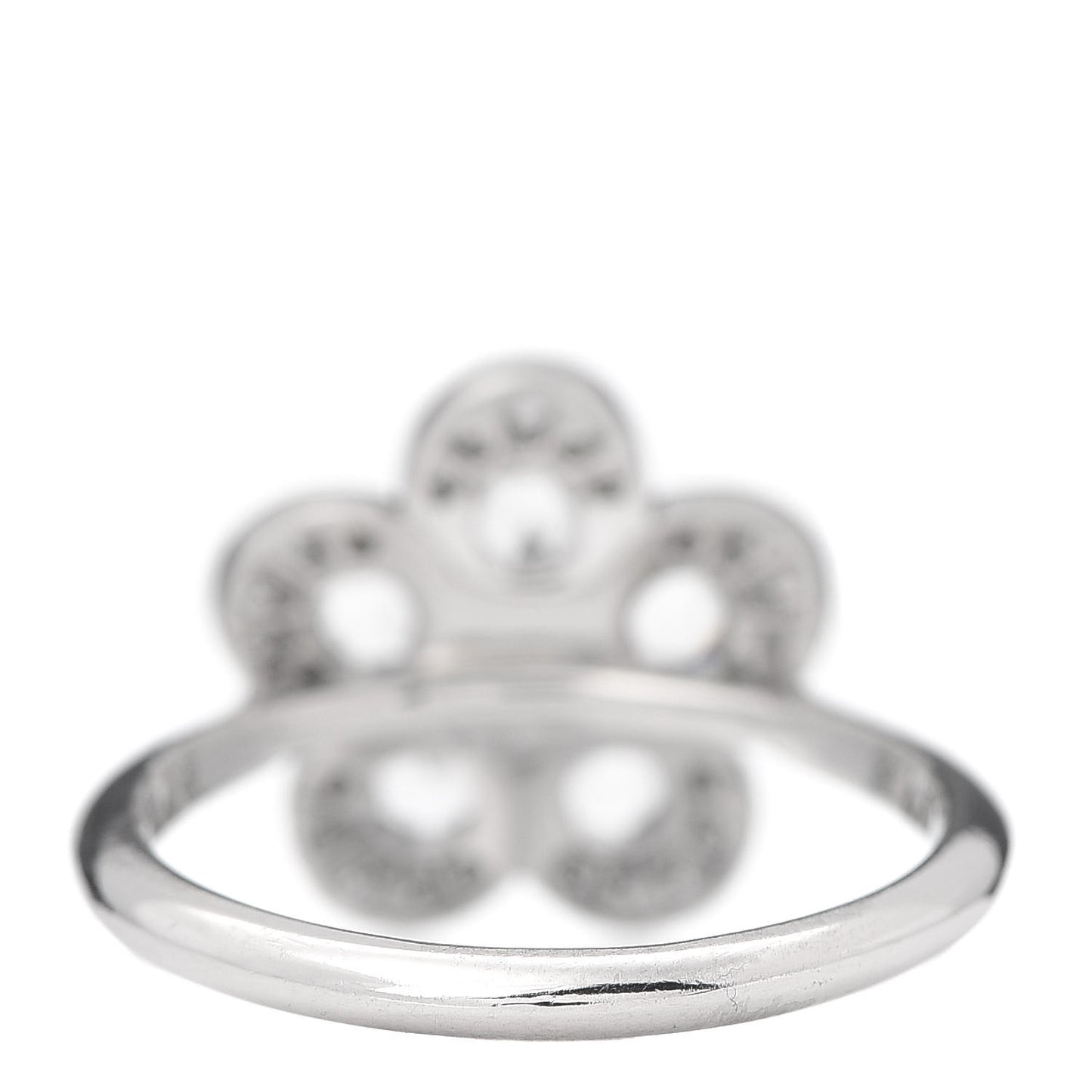 Platinum Diamond Enchant Flower Ring 49 5