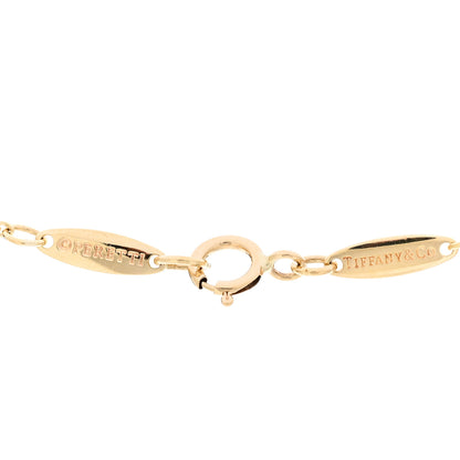 Tiffany 18K Yellow Gold 9mm Elsa Peretti Bean Pendant Necklace 4 of 4