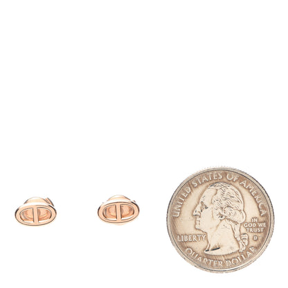 Hermes 18K Rose Gold TPM Farandole Stud Earrings 2 of 5
