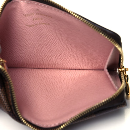 Louis Vuitton Damier Ebene Recto Verso Card Holder Rose Ballerine 5 of 7