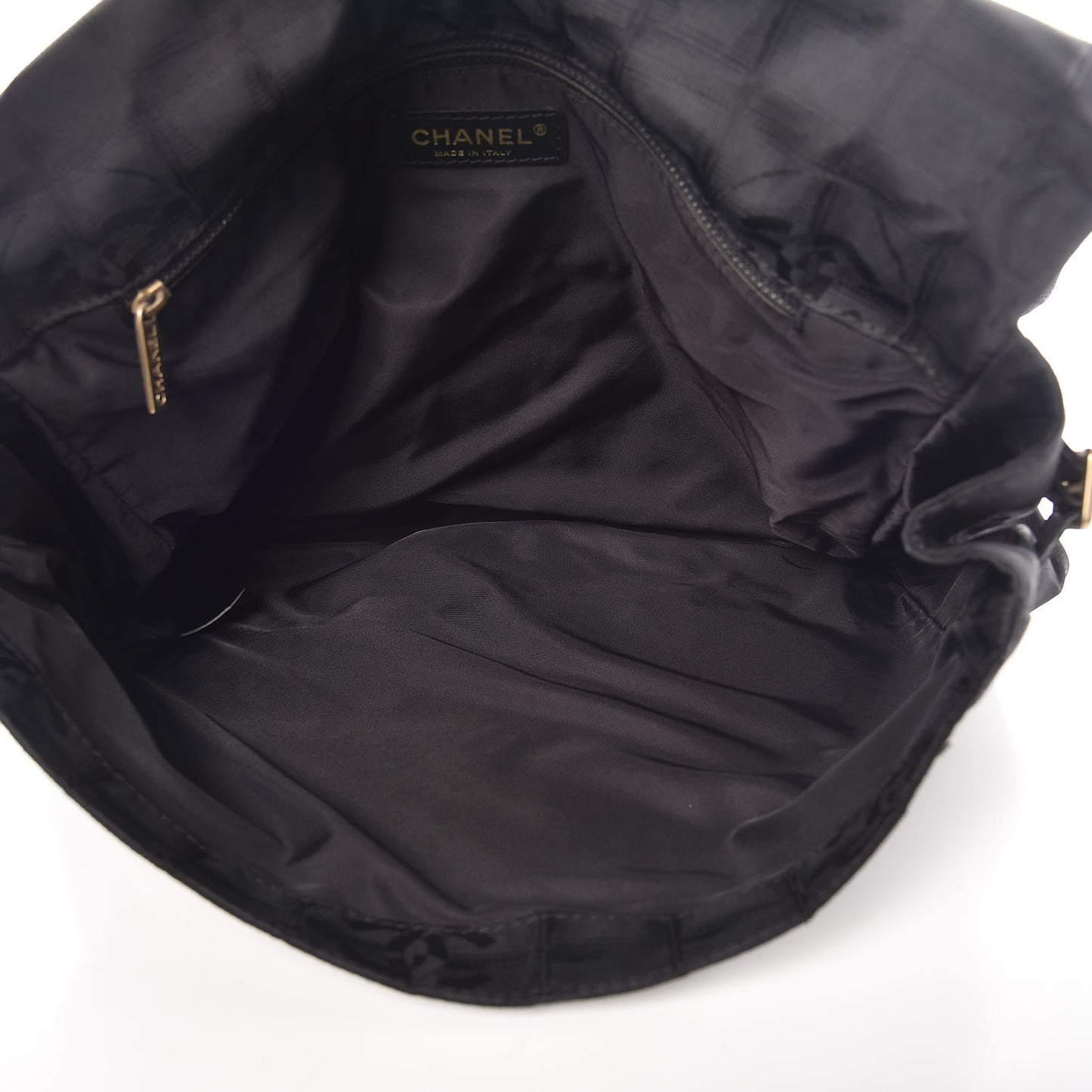 Nylon Travel Messenger Bag Black