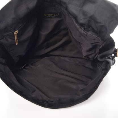 Chanel Nylon Travel Messenger Bag Black 5 of 10