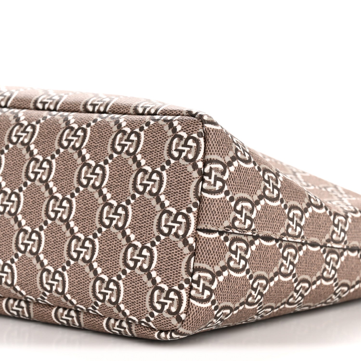 Gucci GG Shadow Monogram Super Mini Ophidia Shoulder Bag Taupe 10 of 11