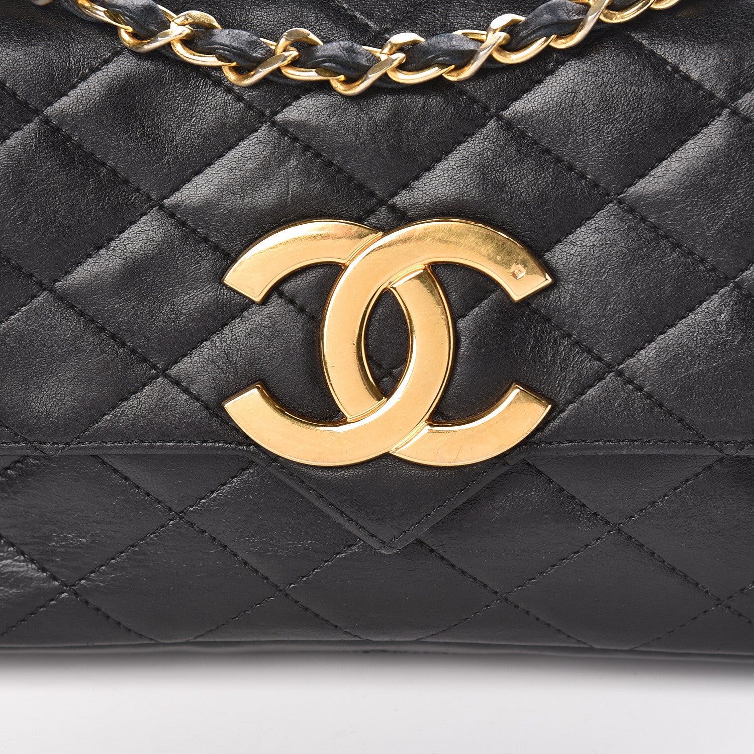 Chanel Lambskin Quilted Small Single Flap Black 16 of 16