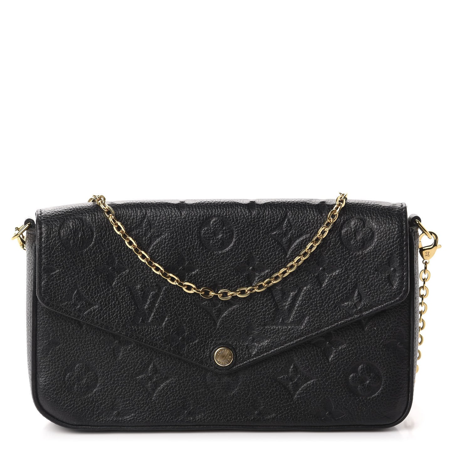 Empreinte Pochette Felicie Chain Wallet Black