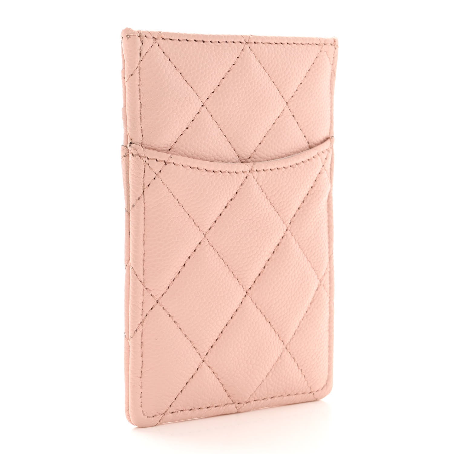 Chanel Caviar Quilted Card Holder Light Pink 3 of 11