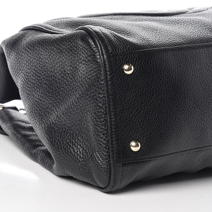 Gucci Pebbled Calfskin Medium Soho Shoulder Bag Black 12 of 14