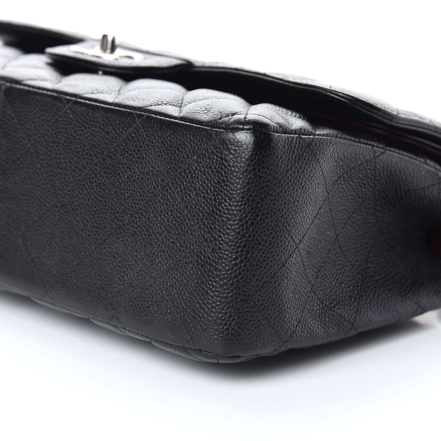 Chanel Caviar Quilted Jumbo Double Flap Black 9 of 9
