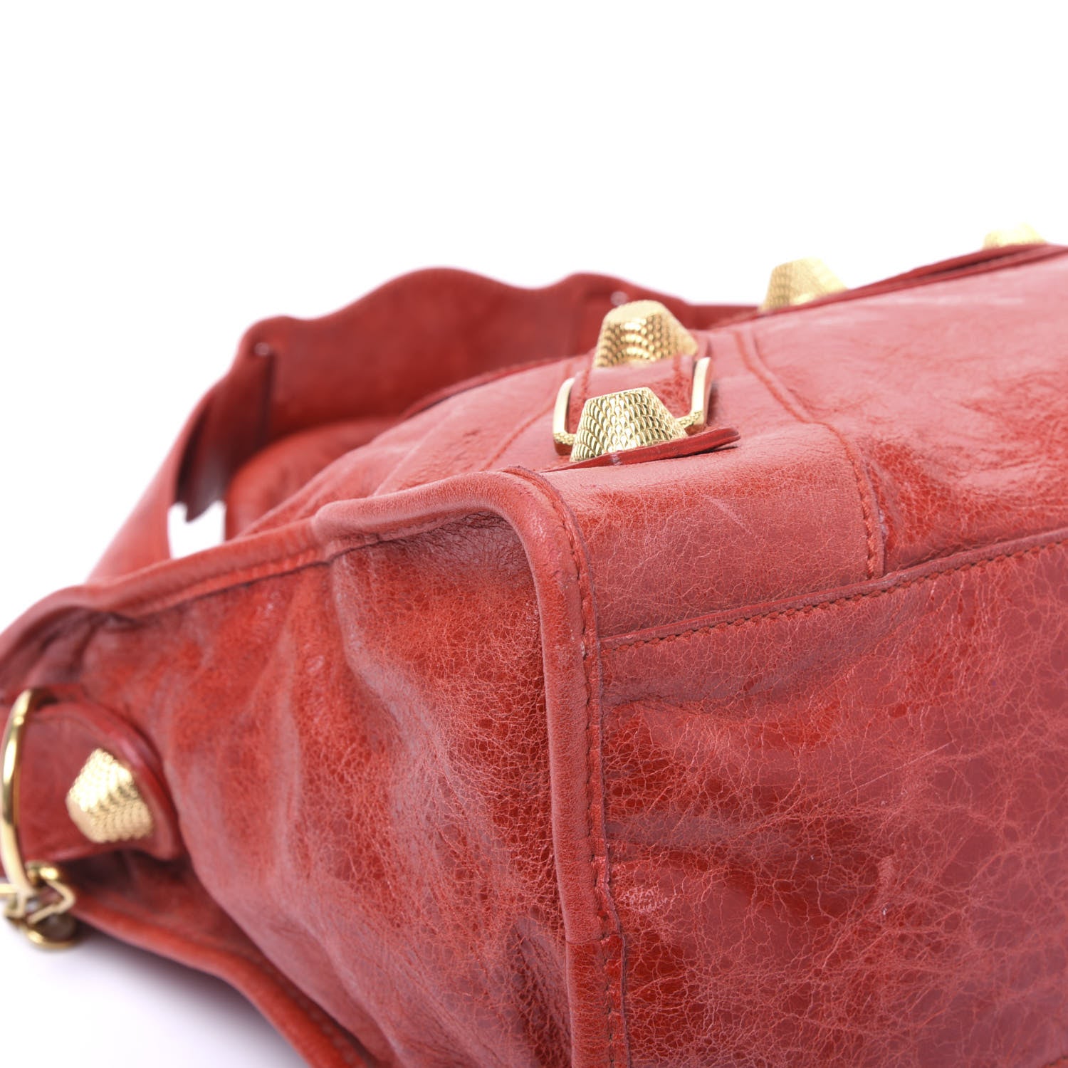 Balenciaga Agneau Giant 21 Gold Hardware City Rouge Coquelicot 5 of 10