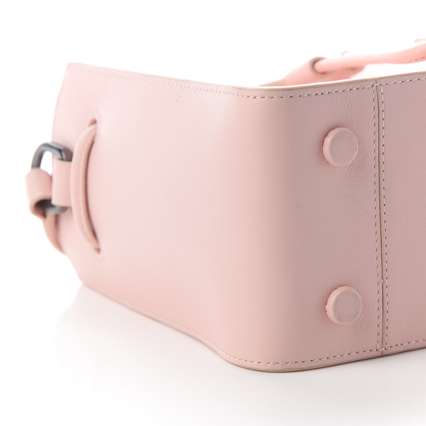 Smooth Calfskin Mini Soleil Bucket Bag Light Pink