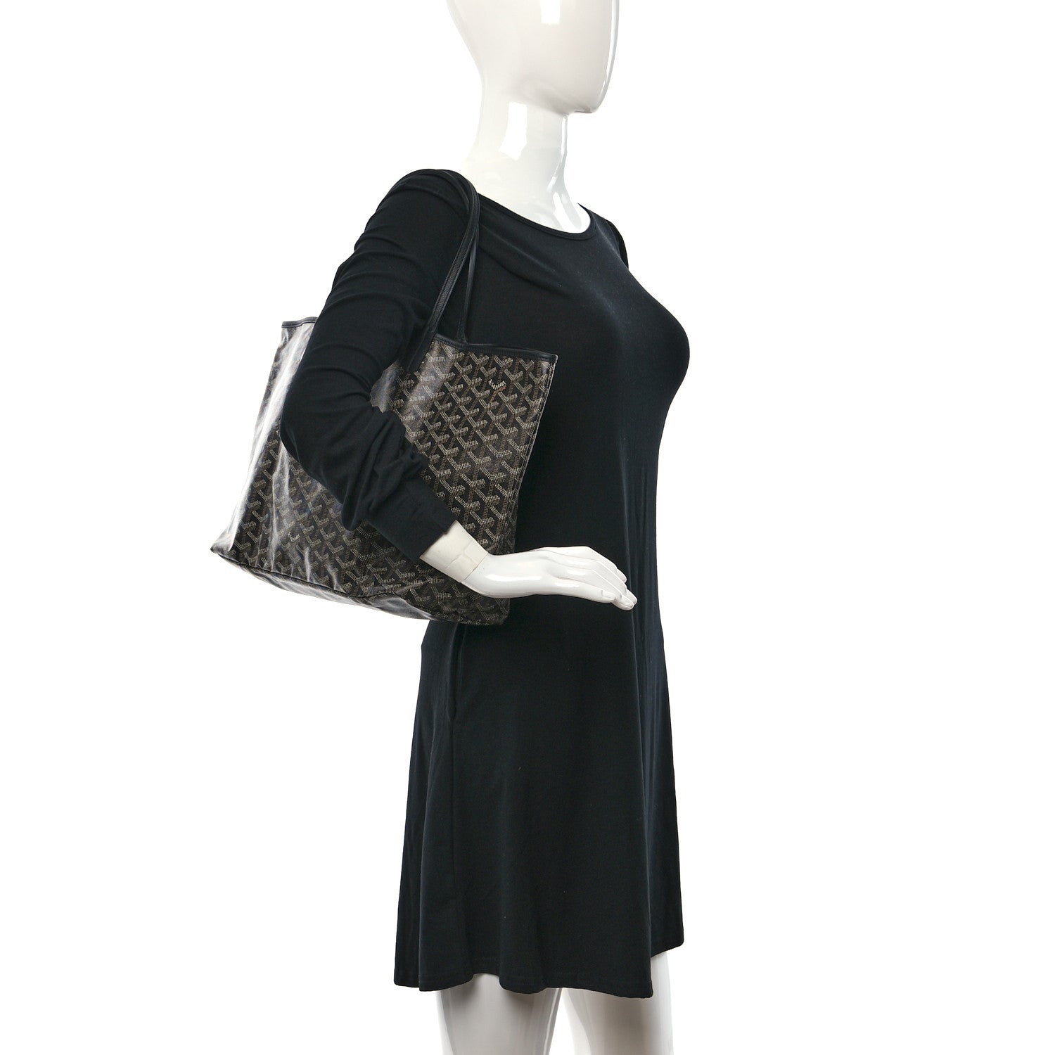 Goyard Goyardine Saint Louis PM Black 2 of 8