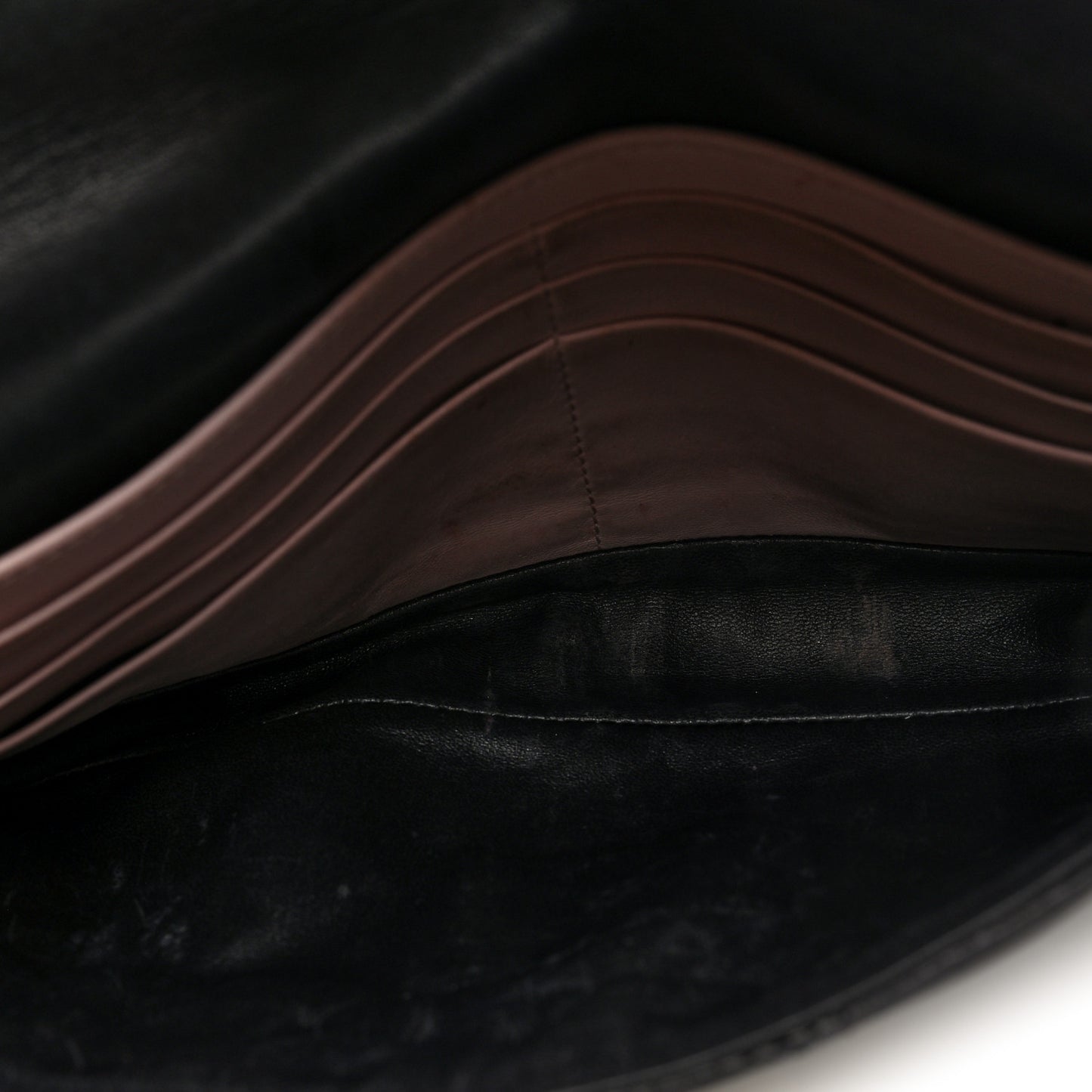 Lambskin Cannage Miss Dior Promenade Pouch Black