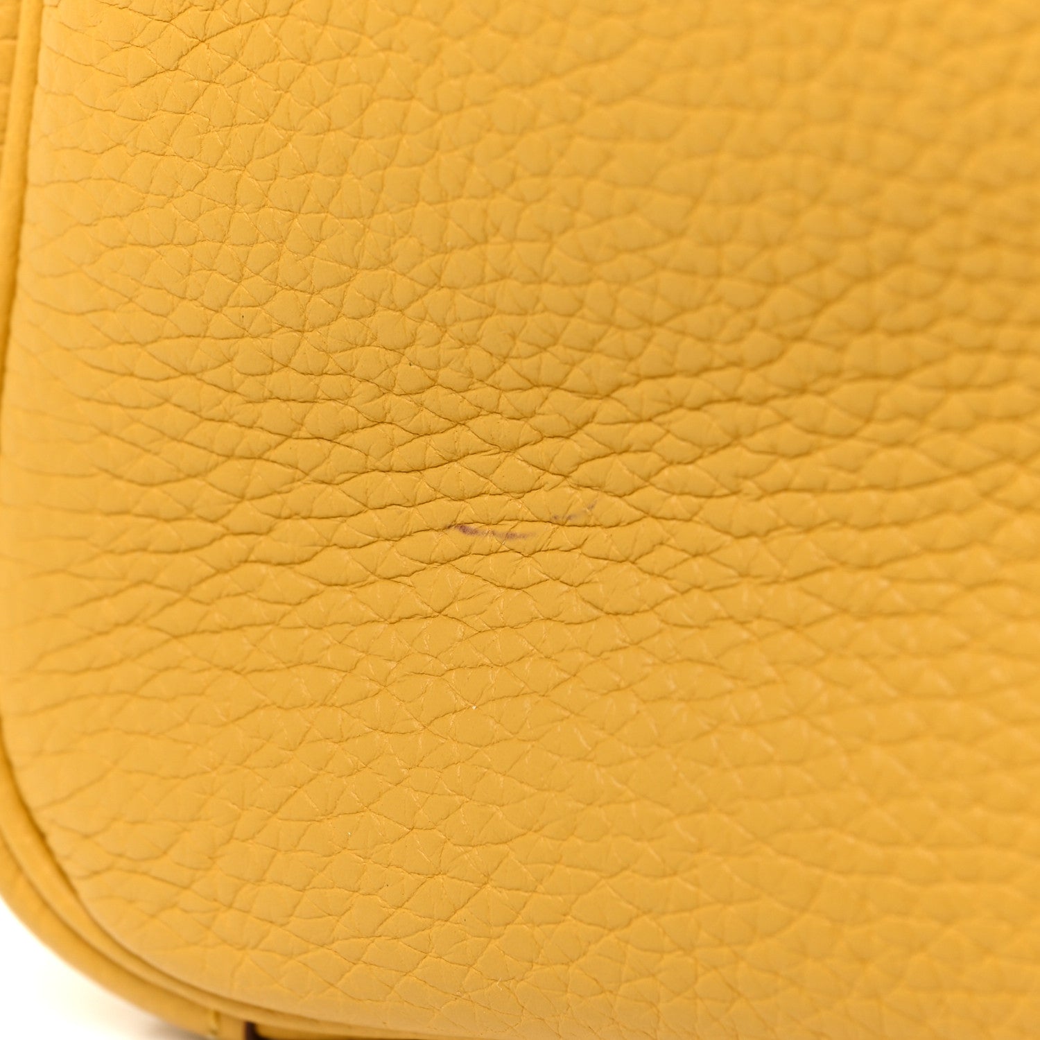 Hermes Taurillon Clemence Lindy 26 Jaune Ambre 10 of 12