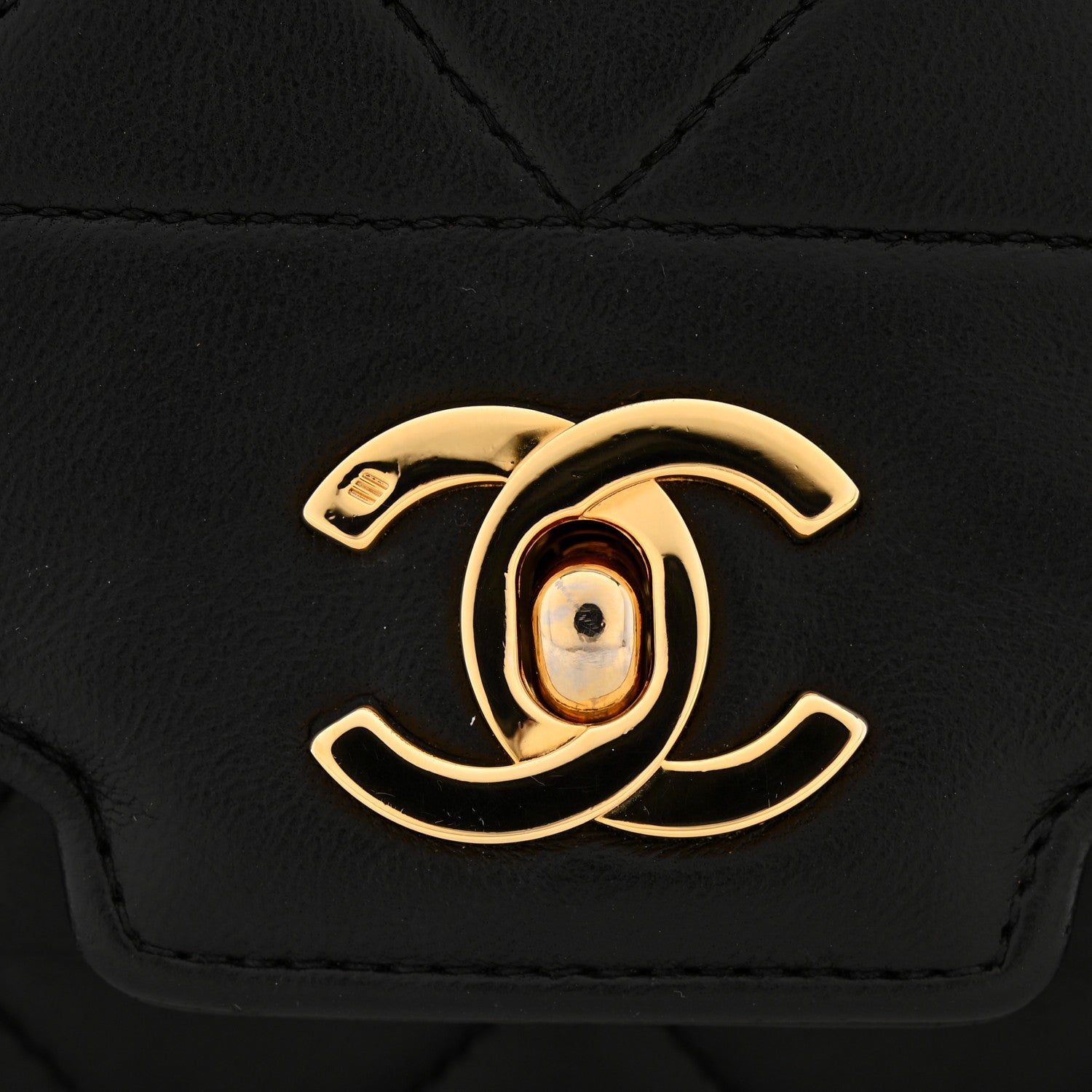 Chanel Lambskin Medium Single Flap Black 13 of 15