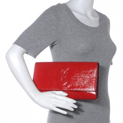 Saint Laurent Patent Belle de Jour Clutch Red 2 of 7