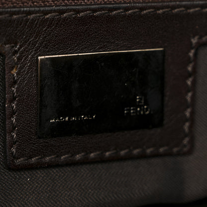 Fendi Zucchino Baguette Toro Mogano Panna 6 of 13