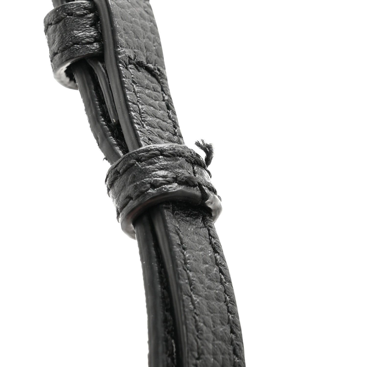 Burberry Derby Calfskin House Check Wallet On Chain Black 13 of 18