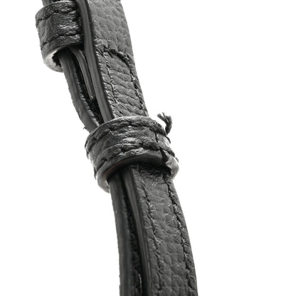 Burberry Derby Calfskin House Check Wallet On Chain Black 13 of 18