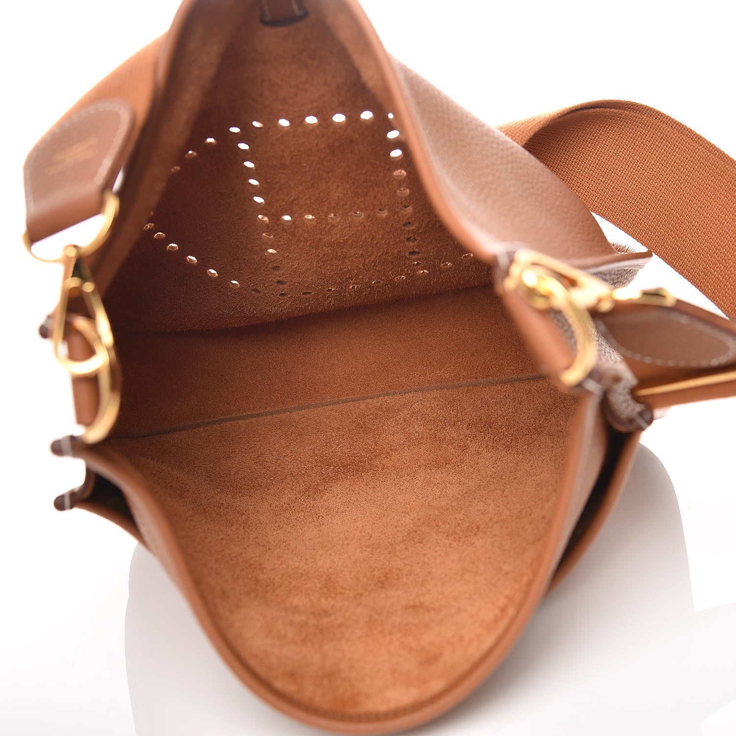 Hermes Taurillon Clemence Evelyne III PM Gold 5 of 10